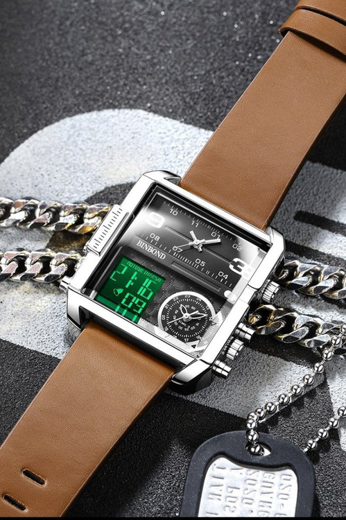 ساعت مچی مردانه مستطیلی