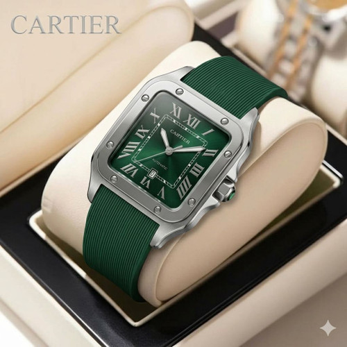 ساعت مچی مردانه کارتیر CARTIER صفحه مربعی و لوکس