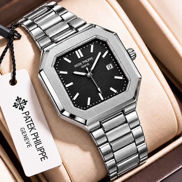 ساعت مچی مردانه پتک فیلیپ PATEK PHILIPPE مربعی شیک